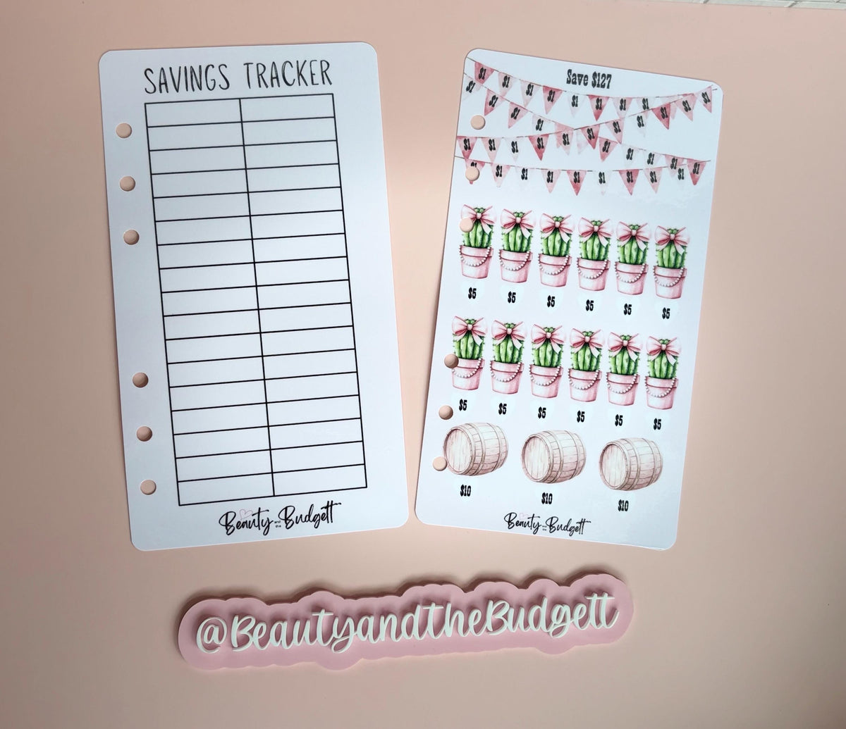 Blush & Buckles Savings Challenge Bundle | Western Chic Budget Printable | Instant Download | Cash Stuffing Binder