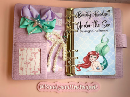 Under the Sea Savings Challenge Tracker | Mermaid Cash Stuffing Bundle (Digital Download)