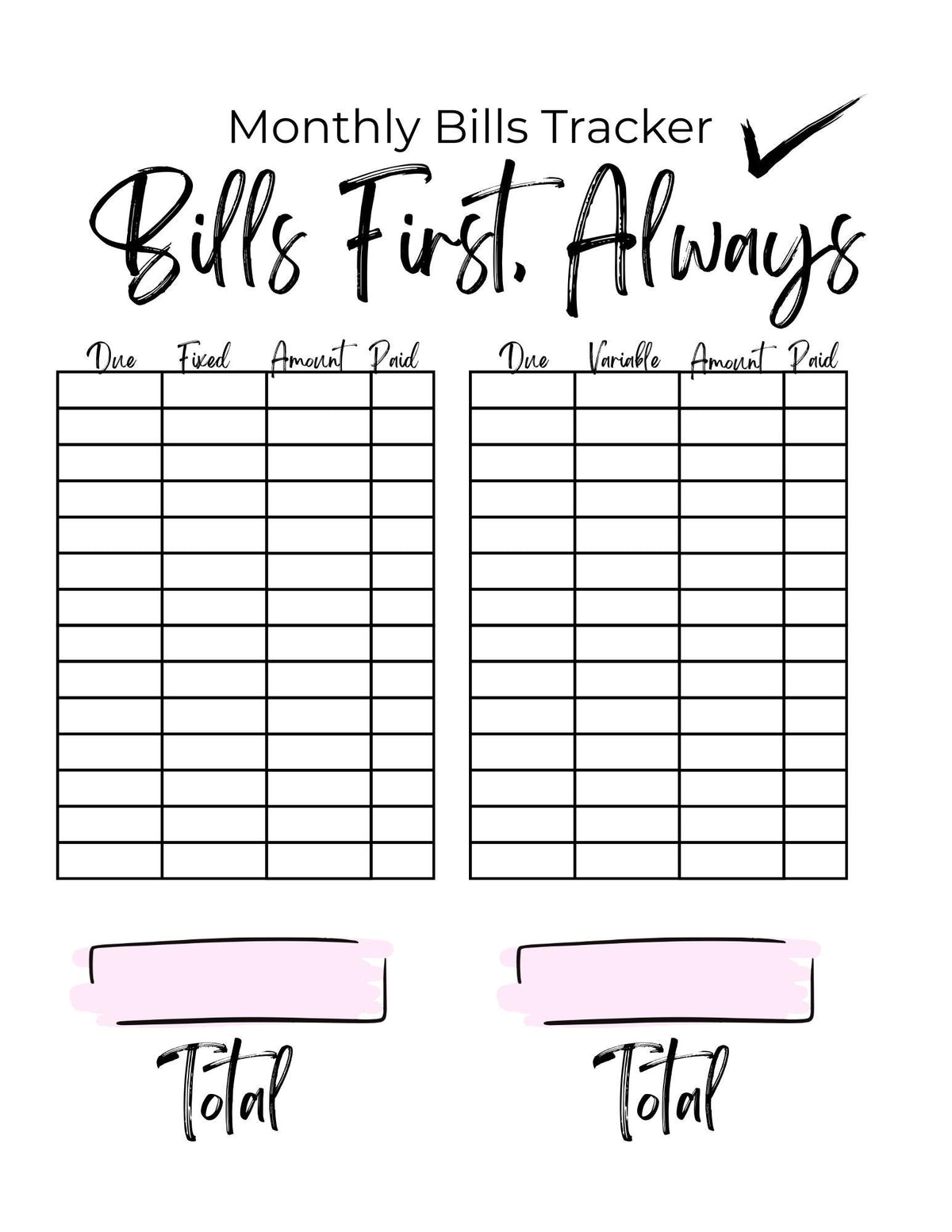 Cash Stuffing Workbook | Budget Binder, Envelopes, Tracker (PDF Download)
