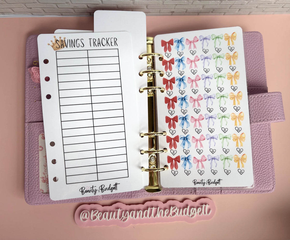 Princess Savings Challenge Bundle | Royal Adventure Cash Stuffing Tracker (Digital Download)
