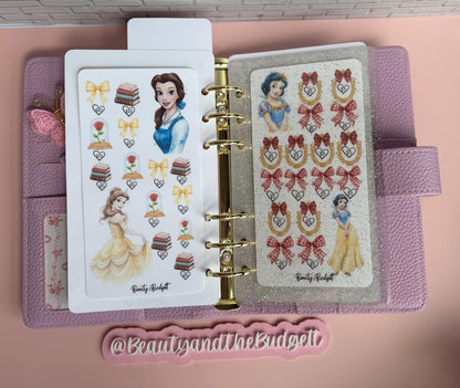 Princess Savings Challenge Bundle | Royal Adventure Cash Stuffing Tracker (Digital Download)