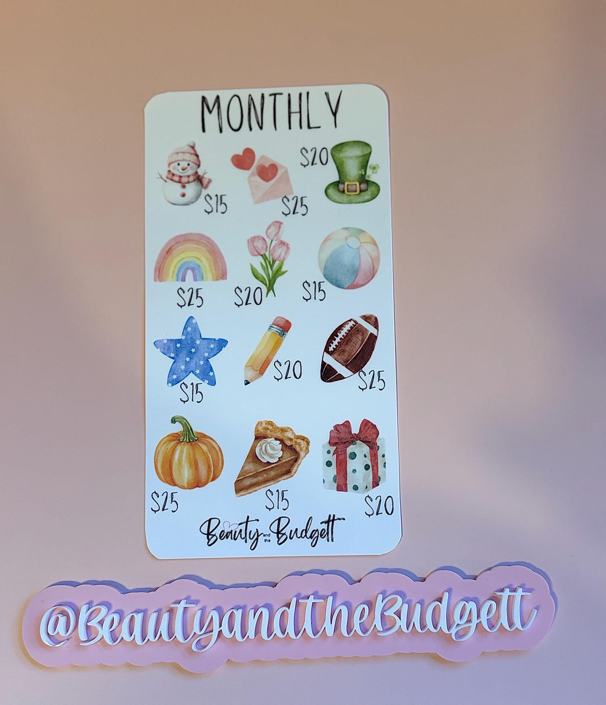 The Ultimate Monthly Saving Challenge Bundle | Cash Stuffing Tracker PDF (Digital Download)