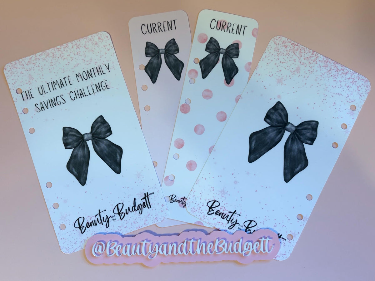 The Ultimate Monthly Saving Challenge Bundle | Cash Stuffing Tracker PDF (Digital Download)