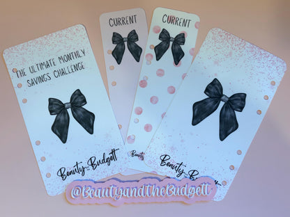 The Ultimate Monthly Saving Challenge Bundle | Cash Stuffing Tracker PDF (Digital Download)