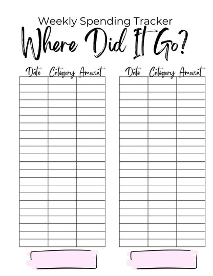 Cash Stuffing Workbook | Budget Binder, Envelopes, Tracker (PDF Download)