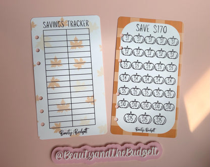 Hello Fall Savings Bundle | Cash Stuffing, Budget Binder Challenges (PDF Download)