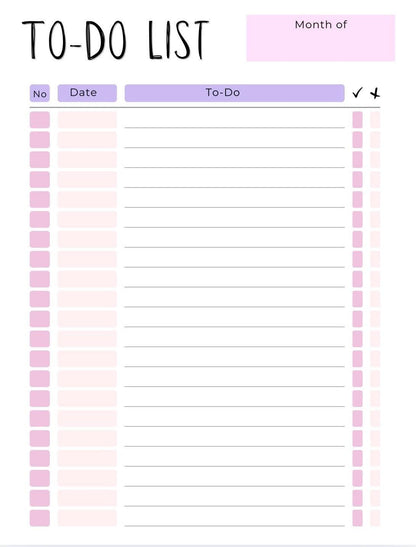 Beauty and the Budgett Planner | Monthly Finance, Savings Challenge (PDF Download)