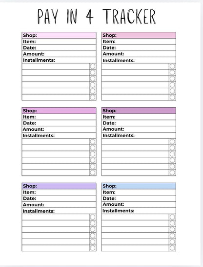 Beauty and the Budgett Planner | Monthly Finance, Savings Challenge (PDF Download)