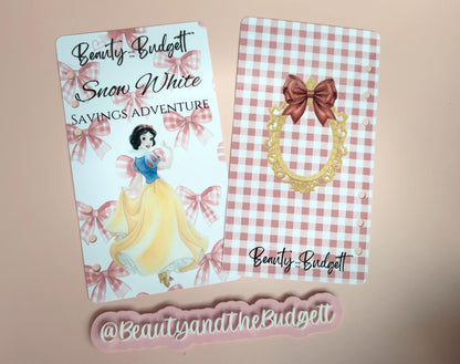 Apple Princess Savings Adventure | Princess Cash Stuffing Challenge, Budget Binder (Digital Download)