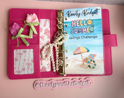 Summer Savings Challenge Bundle | Cash Stuffing Tracker PDF (Digital Download)