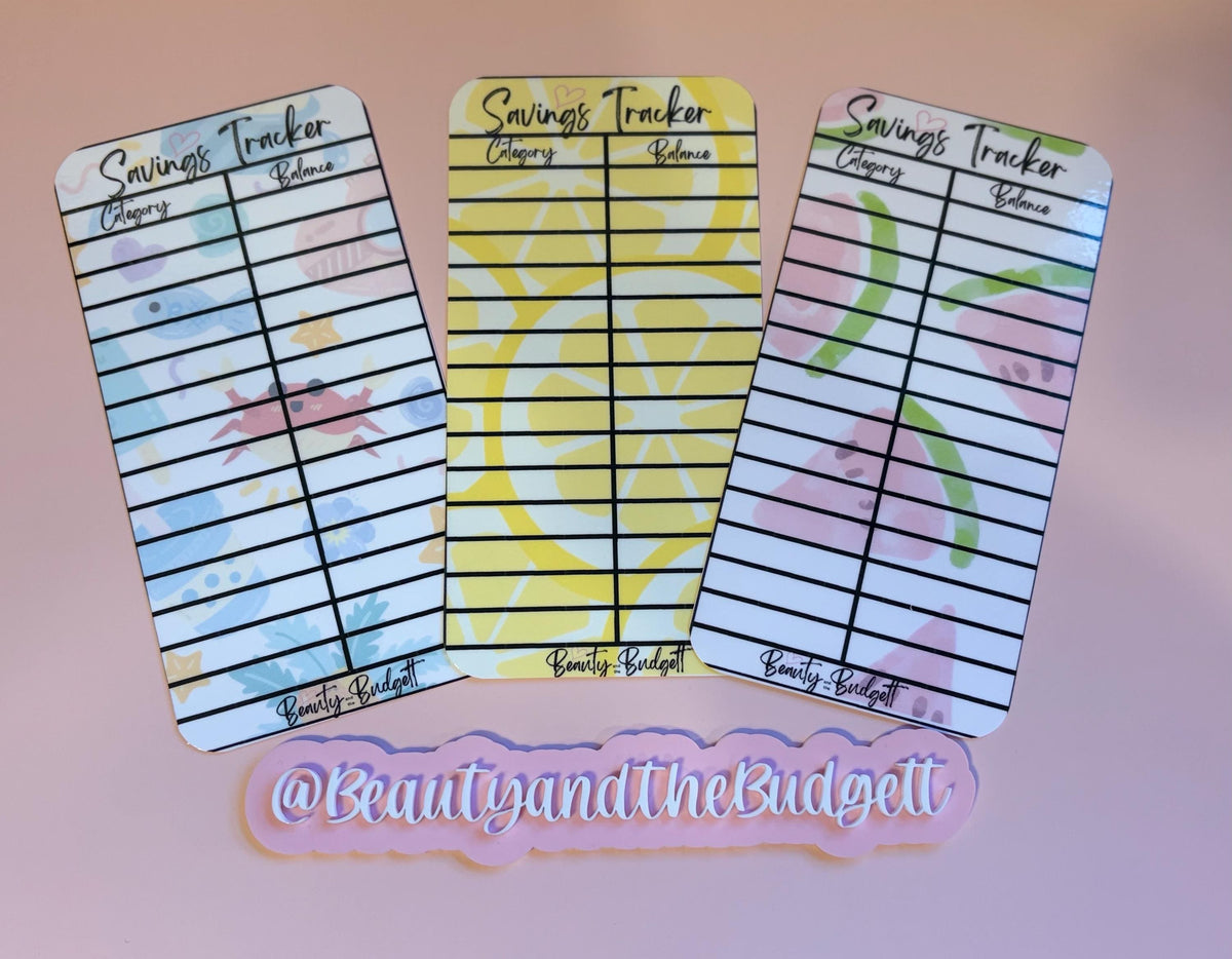 Summer Savings Challenge Tracker | Printable PDF Budget Tool
