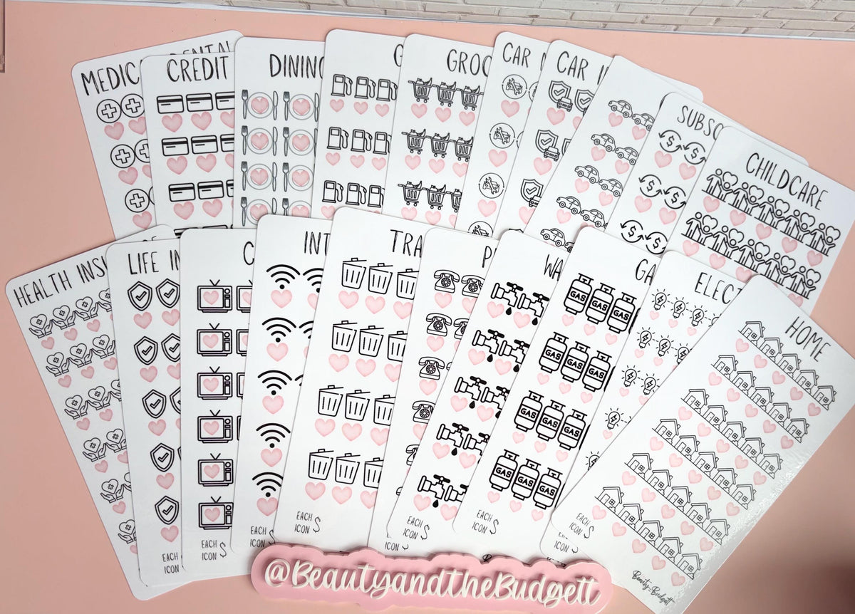 Month Ahead Savings Challenge | 36 Trackers Bundle (Digital Download)