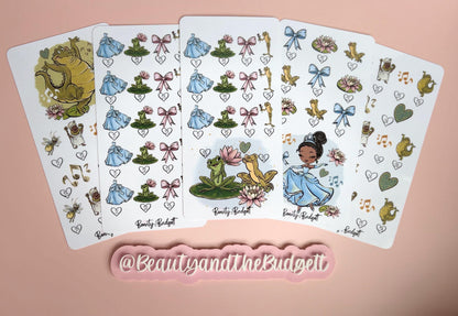 Bayou Princess Savings Trackers | Princess Frog Budget Binder (Digital Download)