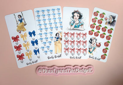 Apple Princess Savings Adventure | Princess Cash Stuffing Challenge, Budget Binder (Digital Download)