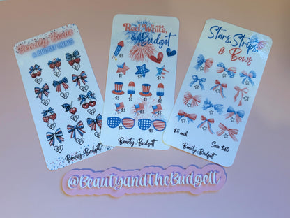 Red White & Budget Savings Challenge | Fourth of July Money Tracker Printable PDF