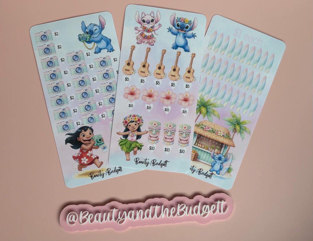Island Buddies Savings Challenge Bundle | Tropical Cash Stuffing Printable | Digital Download