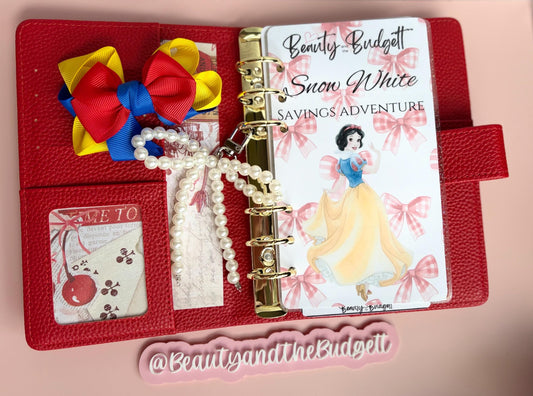 Apple Princess Savings Adventure | Princess Cash Stuffing Challenge, Budget Binder (Digital Download)