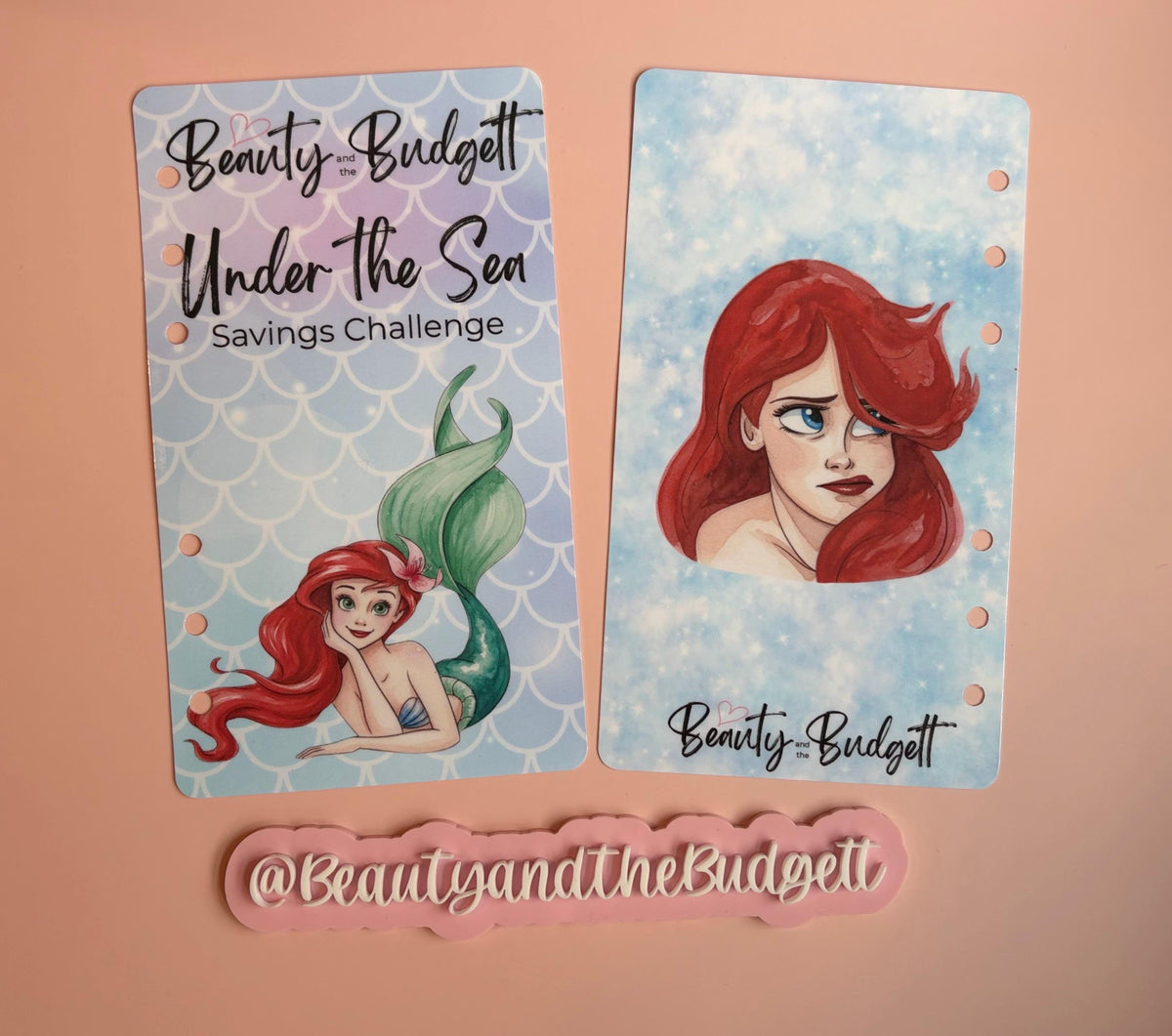 Under the Sea Savings Challenge Tracker | Mermaid Cash Stuffing Bundle (Digital Download)