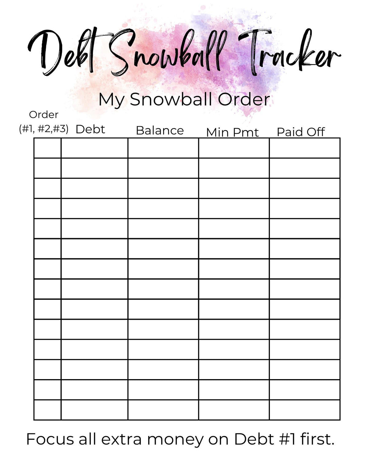 Cash Stuffing Workbook | Budget Binder, Envelopes, Tracker (PDF Download)