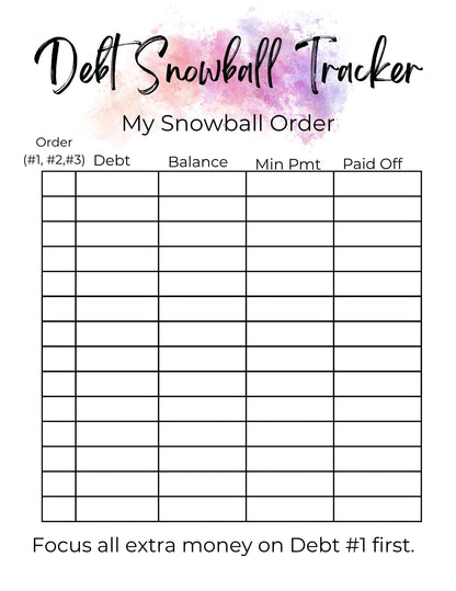 Cash Stuffing Workbook | Budget Binder, Envelopes, Tracker (PDF Download)