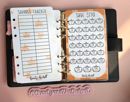 Hello Fall Savings Bundle | Cash Stuffing, Budget Binder Challenges (PDF Download)