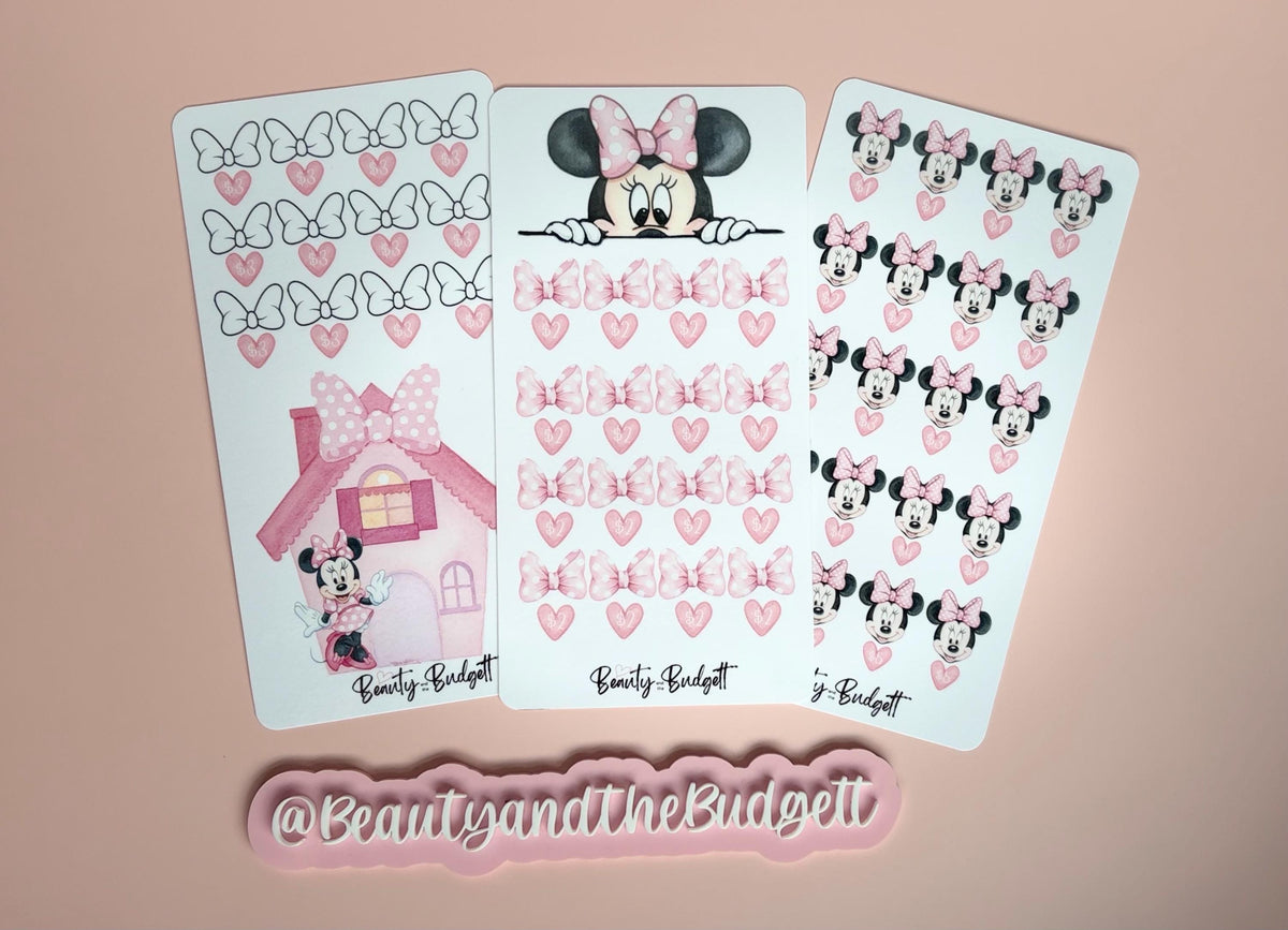 Pink Bow Savings Challenge Bundle | Cash Stuffing Printable Trackers (Digital Download)