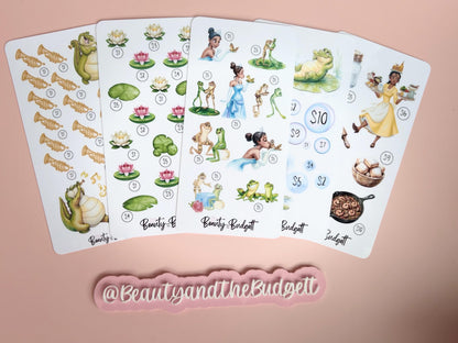 Princess and the Budget Savings Challenge | Tiana Budget Trackers (Digital Download)