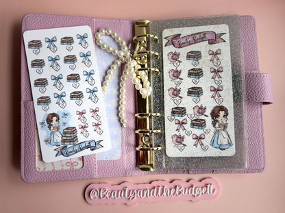 Beauty and the Budgett Savings Challenge Trackers | Fairytale Budget Tracker (PDF) | USD & EURO Versions