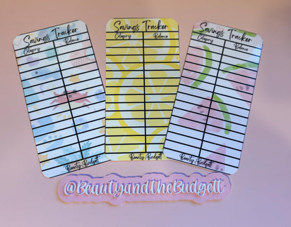 SEASON-OPOLY Savings Game Tracker & Inserts | Savings Trackers | Printable PDF