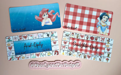 Princess Savings Trackers | Fairytale Board Game Budget Challenges (Digital Download)