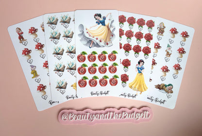 Apple Princess Savings Adventure | Princess Cash Stuffing Challenge, Budget Binder (Digital Download)