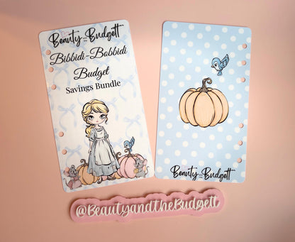 Cinderella Savings Challenge Bundle | Bibbidi Bobbidi Budget Tracker (Digital Download)