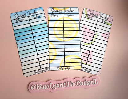 Summer Savings Challenge Bundle | Cash Stuffing Tracker PDF (Digital Download)