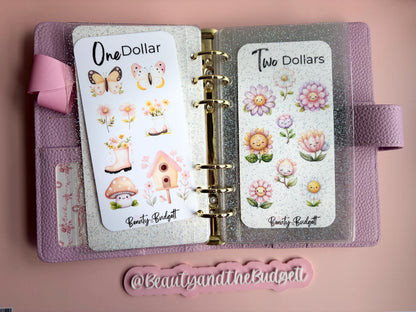 Spring Savings Challenge Bundle | Cash Stuffing Tracker PDF (Digital Download)