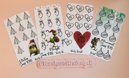 Whoville Savings Bundle Trackers | Christmas Cash Stuffing PDF (Digital Download)