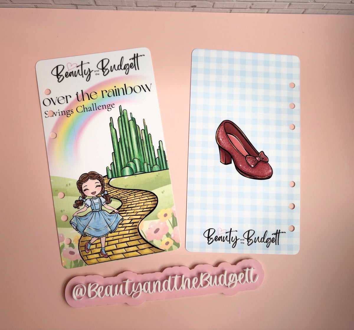 Over the Rainbow Savings Challenge | Wizard Inspired Cash Stuffing Tracker (Digital Download)