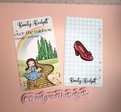 Over the Rainbow Savings Challenge | Wizard Inspired Cash Stuffing Tracker (Digital Download)
