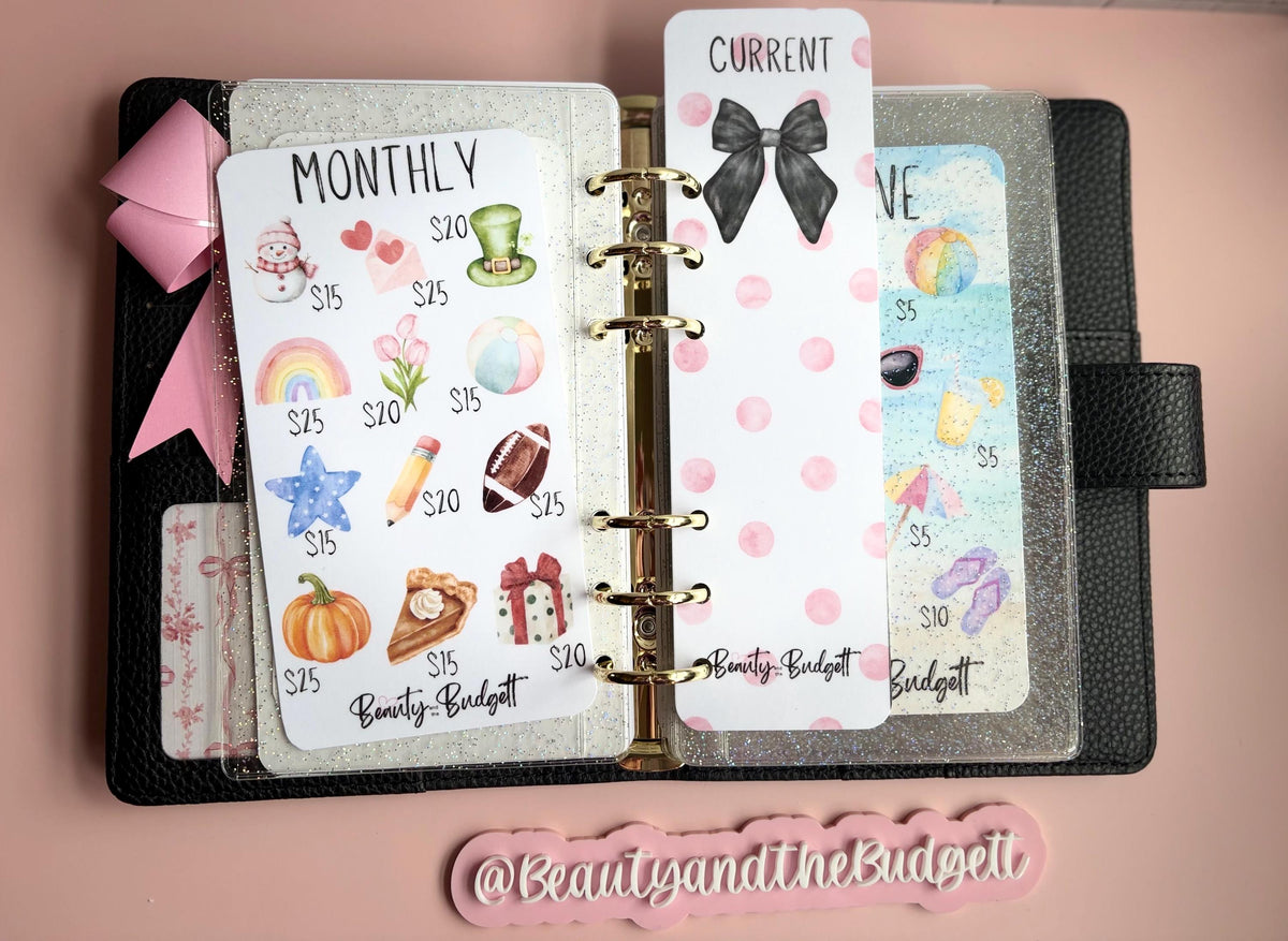 The Ultimate Monthly Saving Challenge Bundle | Cash Stuffing Tracker PDF (Digital Download)