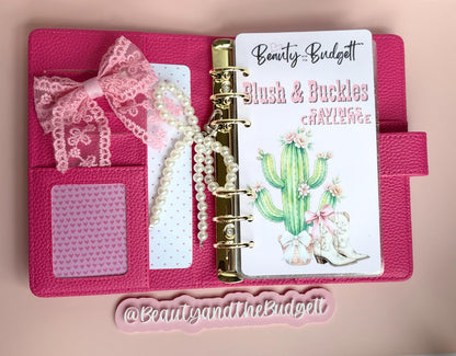 Blush & Buckles Savings Challenge Bundle | Western Chic Budget Printable | Instant Download | Cash Stuffing Binder