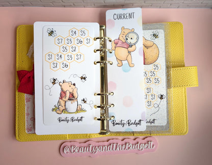 Winnie Inspired Savings Challenges: Honey Pot Goals Budget Bundle (PDF)