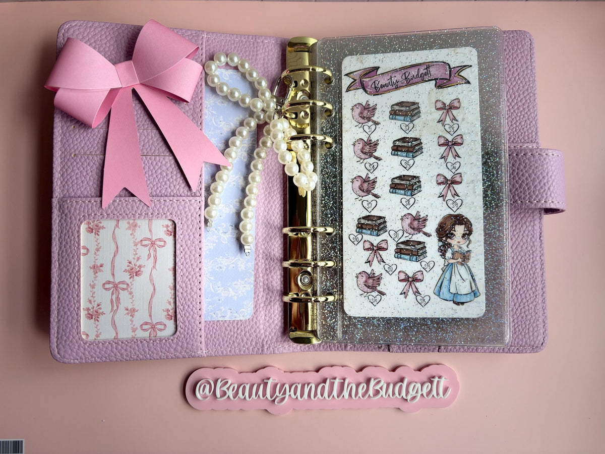 Beauty and the Budgett Savings Challenge Trackers | Fairytale Budget Tracker (PDF) | USD & EURO Versions