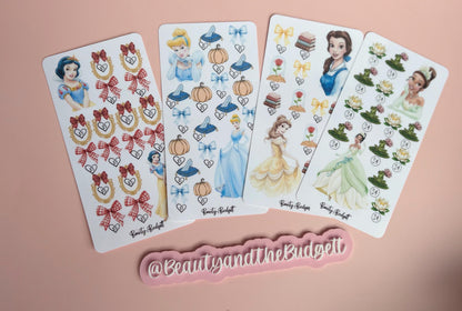 Princess Savings Challenge Bundle | Royal Adventure Cash Stuffing Tracker (Digital Download)