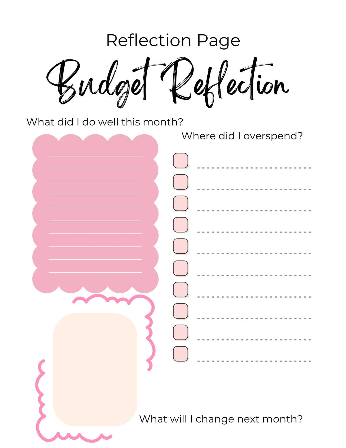 Cash Stuffing Workbook | Budget Binder, Envelopes, Tracker (PDF Download)