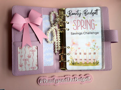 Spring Savings Challenge Bundle | Cash Stuffing Tracker PDF (Digital Download)