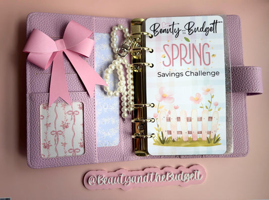 Spring Savings Challenge Bundle | Cash Stuffing Tracker PDF (Digital Download)