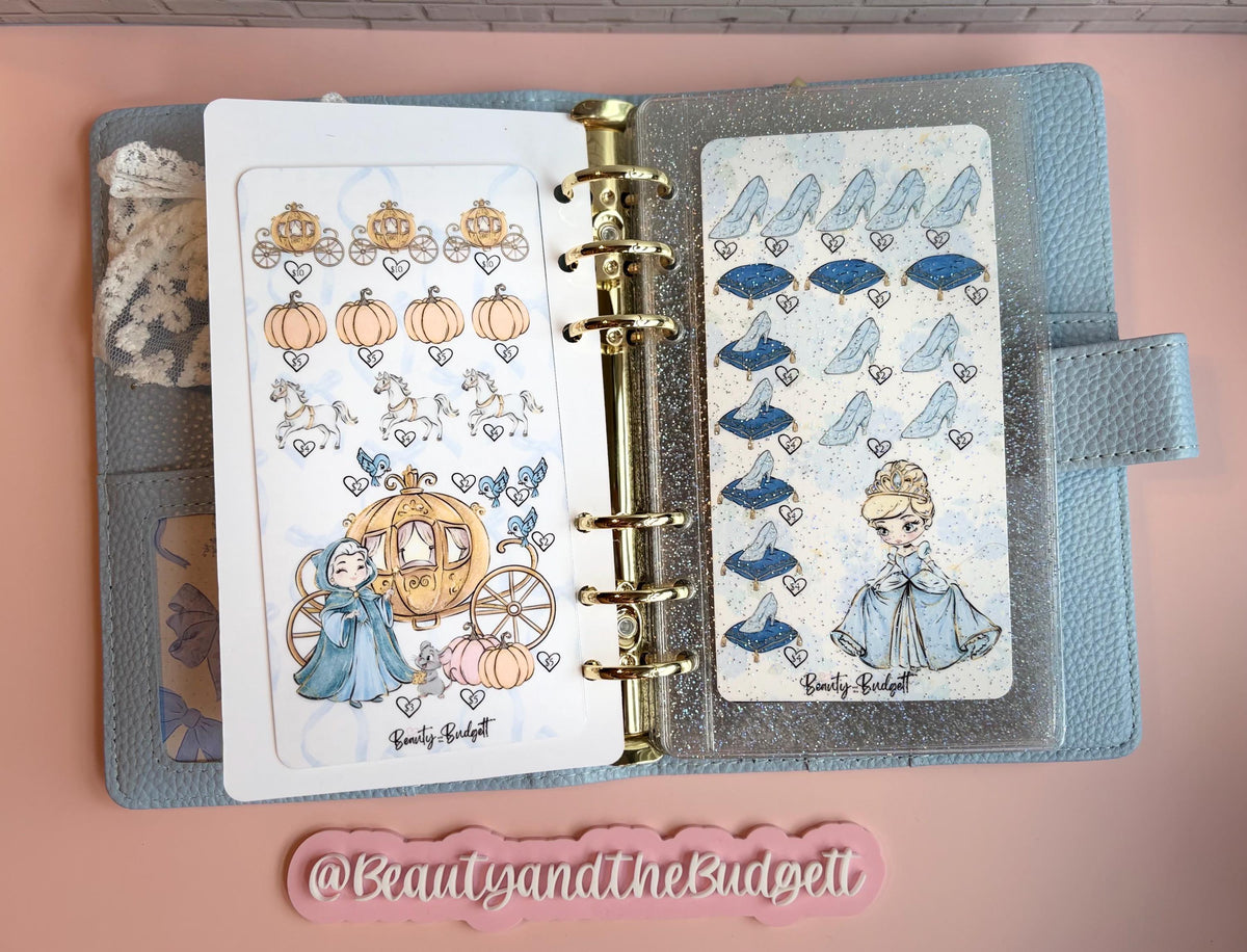 Cinderella Savings Challenge Bundle | Bibbidi Bobbidi Budget Tracker (Digital Download)