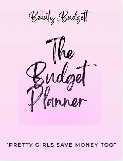 Beauty and the Budgett Planner | Monthly Finance, Savings Challenge (PDF Download)