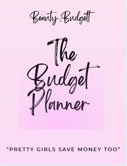 Beauty and the Budgett Planner | Monthly Finance, Savings Challenge (PDF Download)
