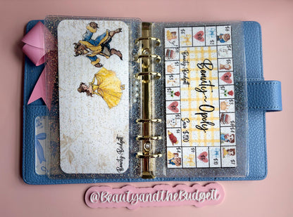 Beauty and the Budgett-OPOLY Savings Game Tracker & Inserts | Savings Trackers | Printable PDF