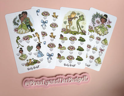 Bayou Princess Savings Trackers | Princess Frog Budget Binder (Digital Download)